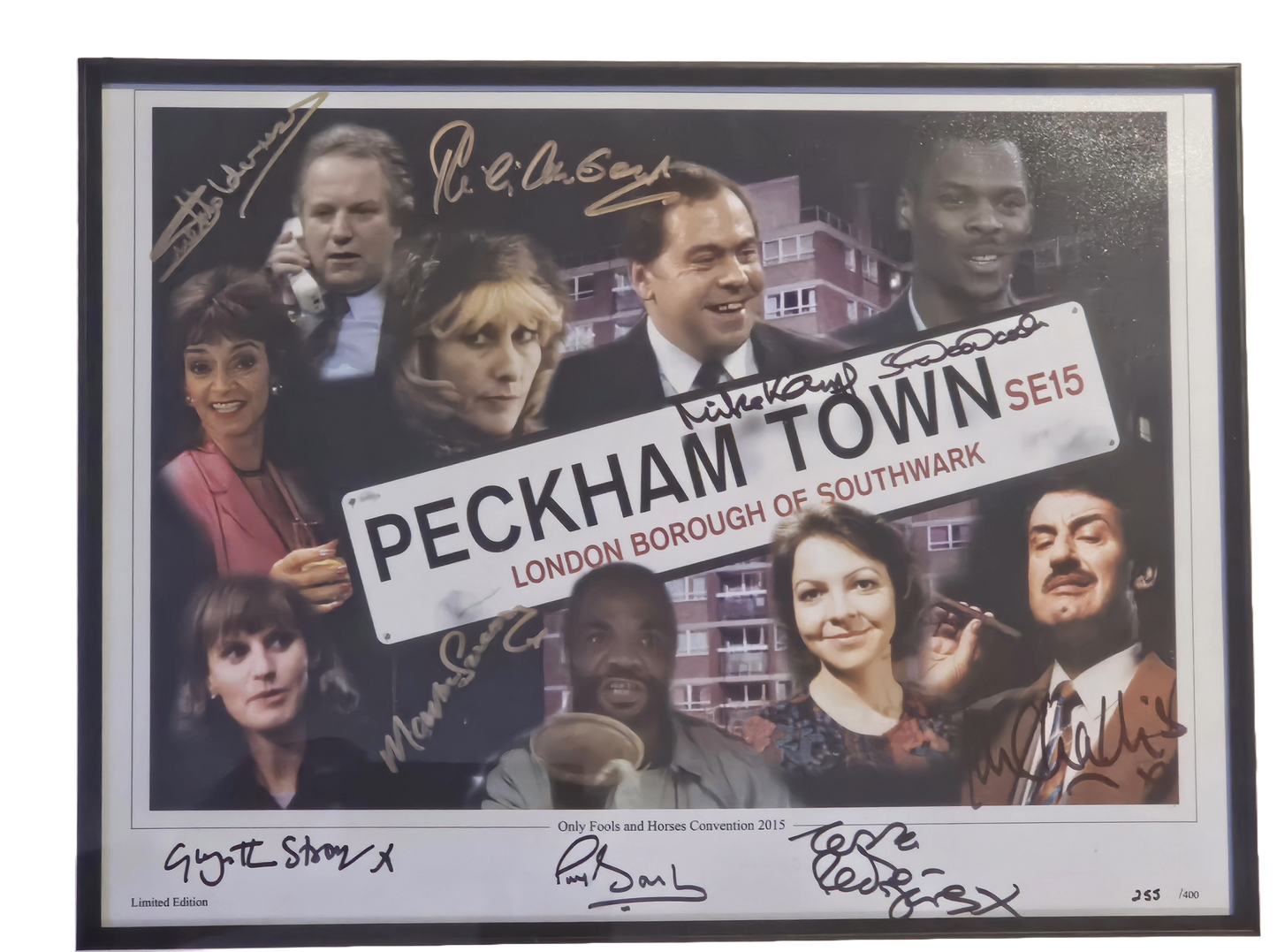 Only Fools and Horses: Multi Cast Framed and Signed 2015
