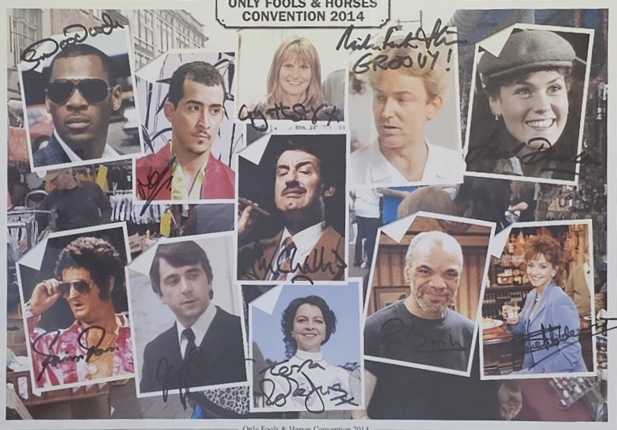 Only Fools and Horses: Multi Cast Framed and Signed 2014