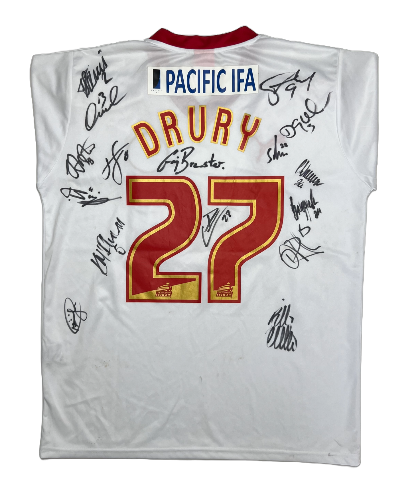 Andy Drury squad signed football memorabilia - Crawley Town 2011 Squad