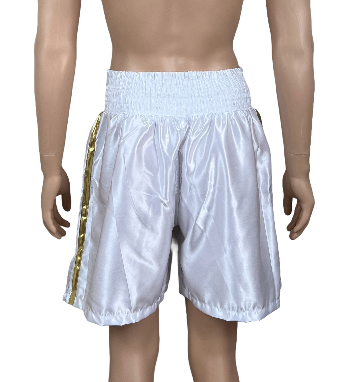 Pair of Anthony Joshua signed boxing shorts in A1 Sporting Memorabilia presentation box"