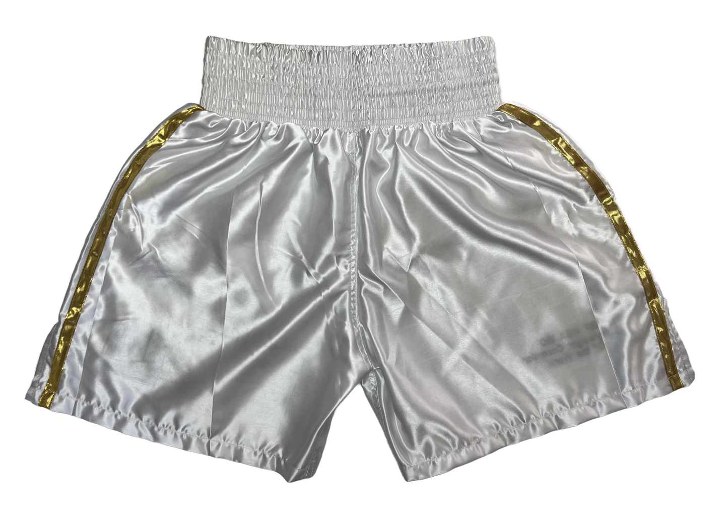 Pair of Anthony Joshua signed boxing shorts in A1 Sporting Memorabilia presentation box"