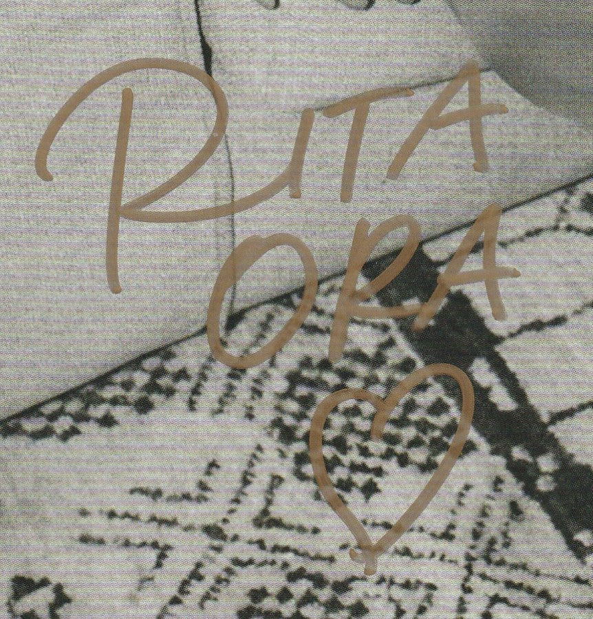 Rita Ora Hand Signed A4