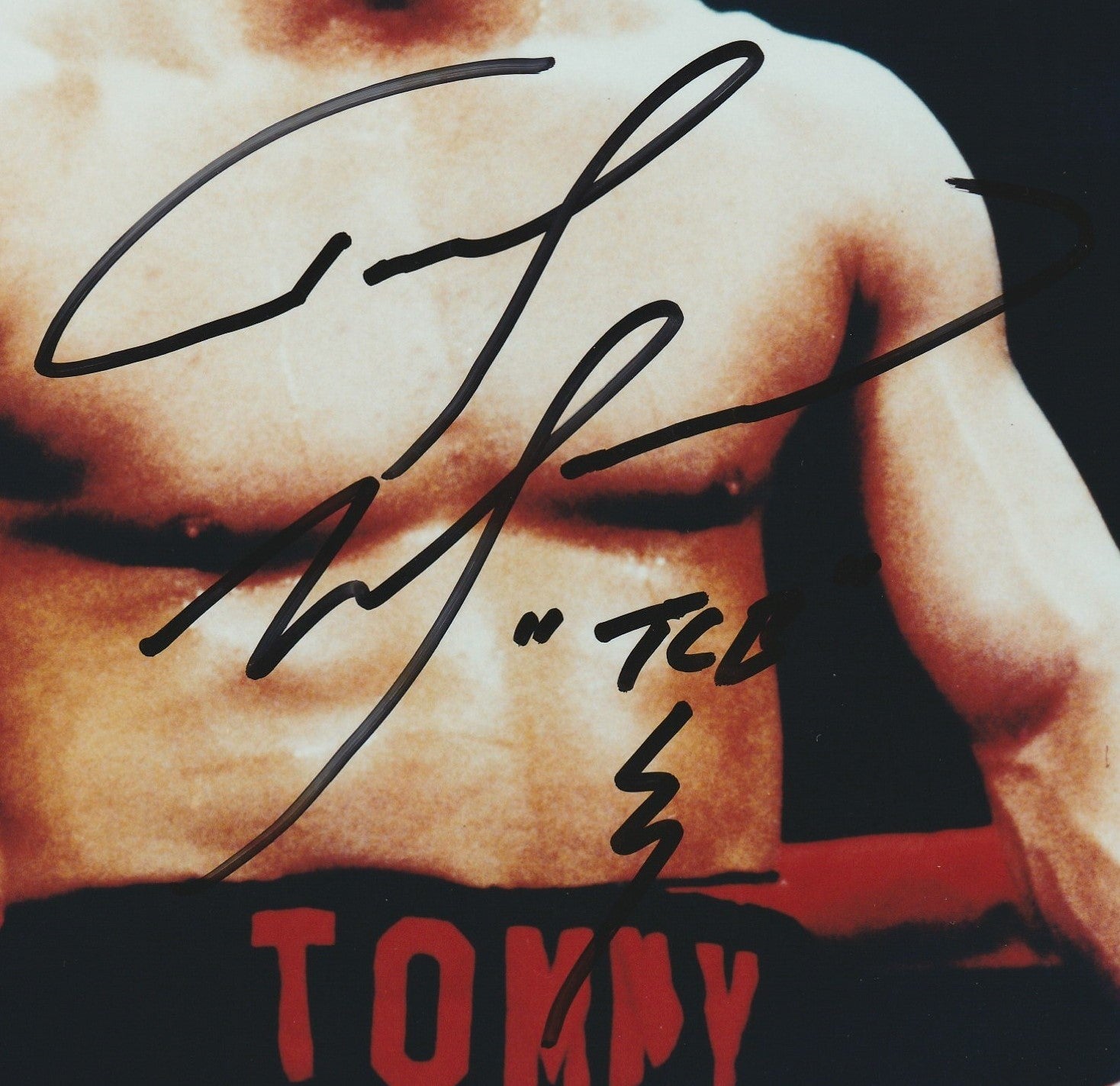 Framed & Signed Tommy Morrison Boxing picture