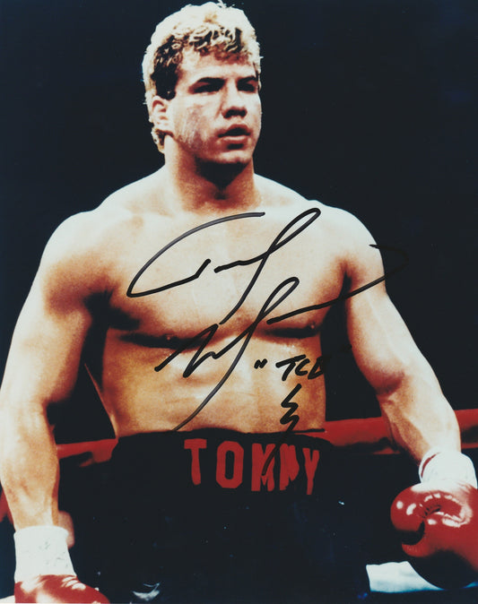 Framed & Signed Tommy Morrison Boxing picture