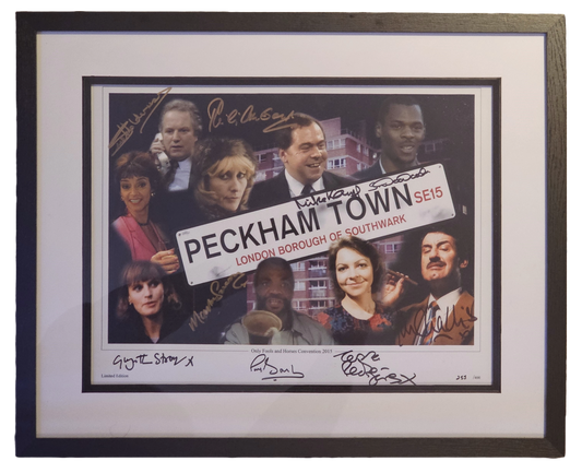 Only Fools and Horses: Multi Cast Framed and Signed