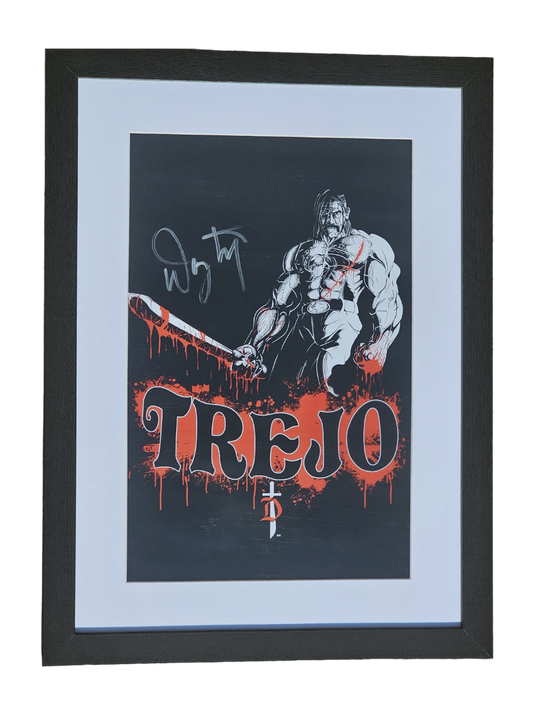 Danny Trejo (Signed and Framed Mini Poster)