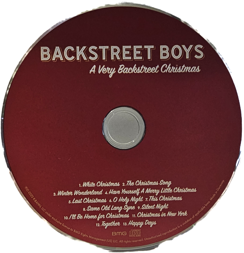 Signed and Framed Backstreet Boys CD album