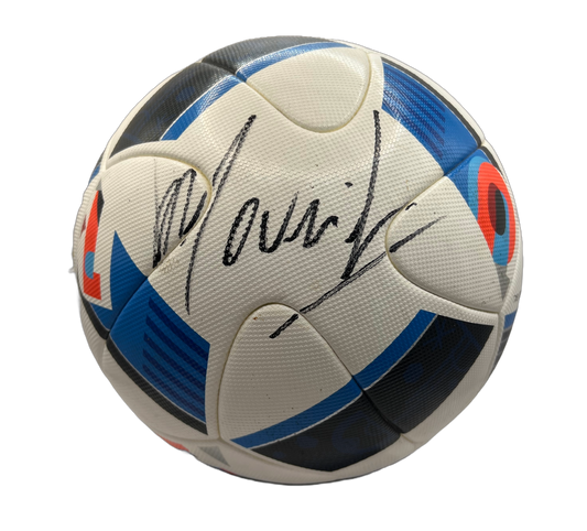 Hand signed football