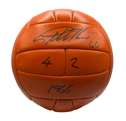  geoff hurst signed football