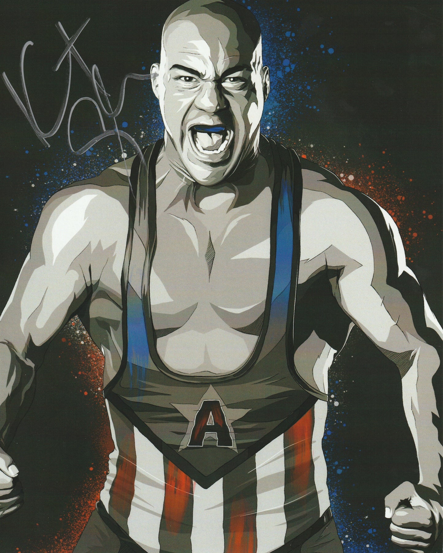 Kurt Angle 10x8