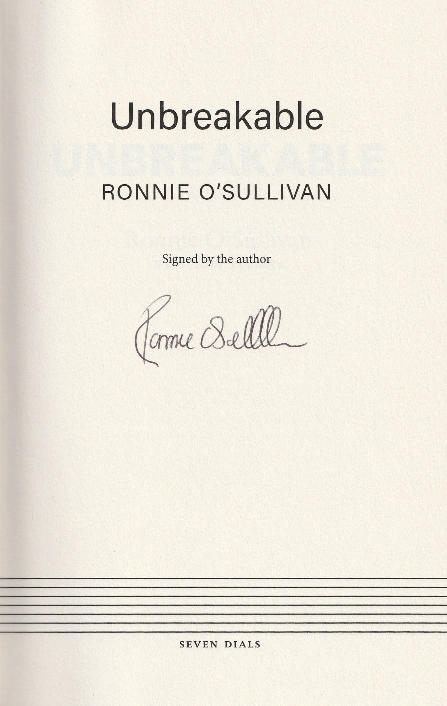 Ronnie O'Sullivan