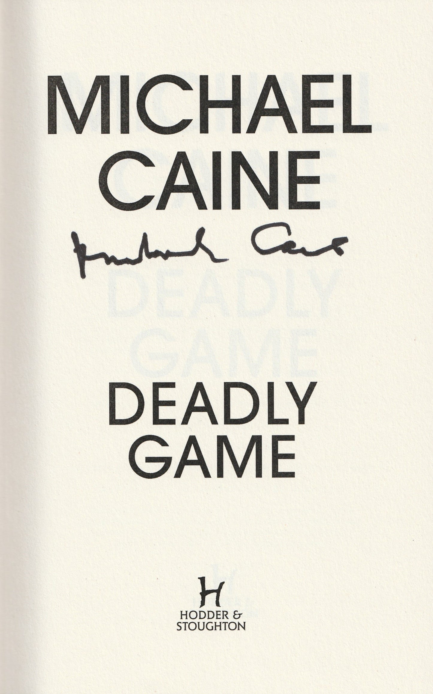 Michael Caine (Damaged Dust Cover)