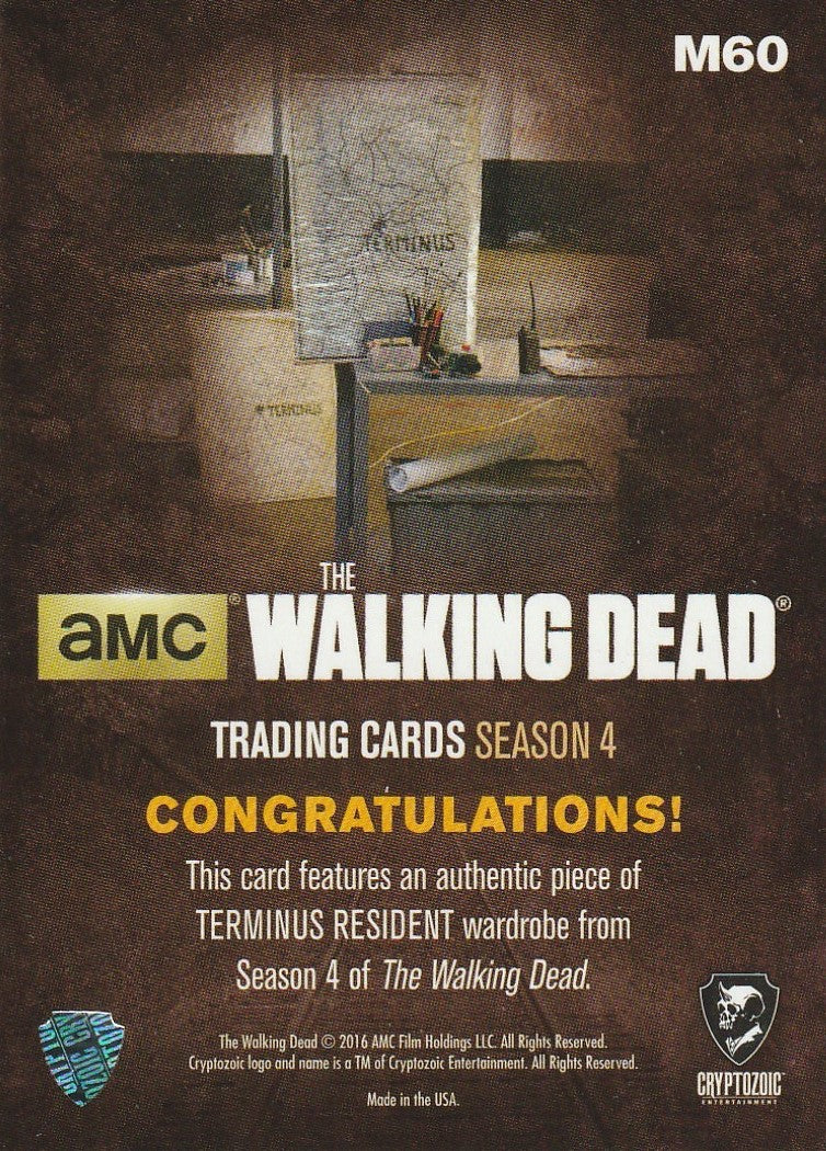 The Walking Dead: Wardrobe Card