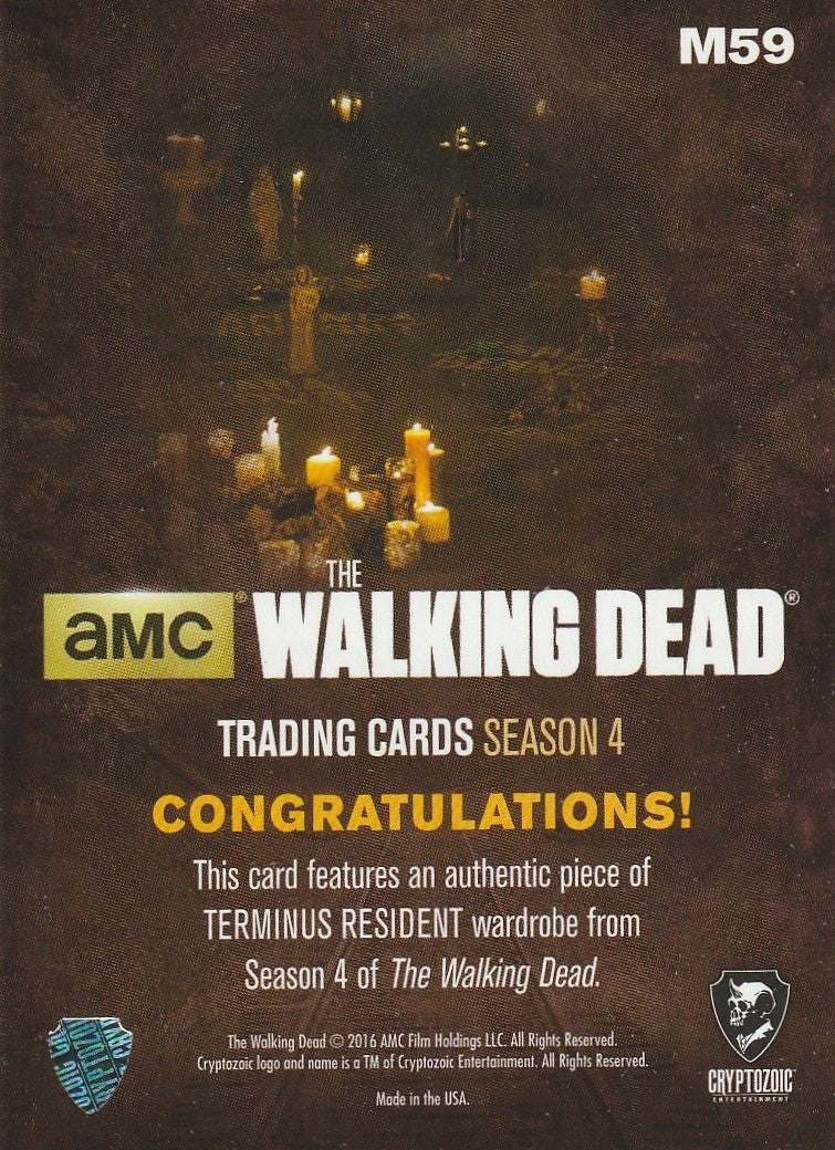 The Walking Dead: Wardrobe Card