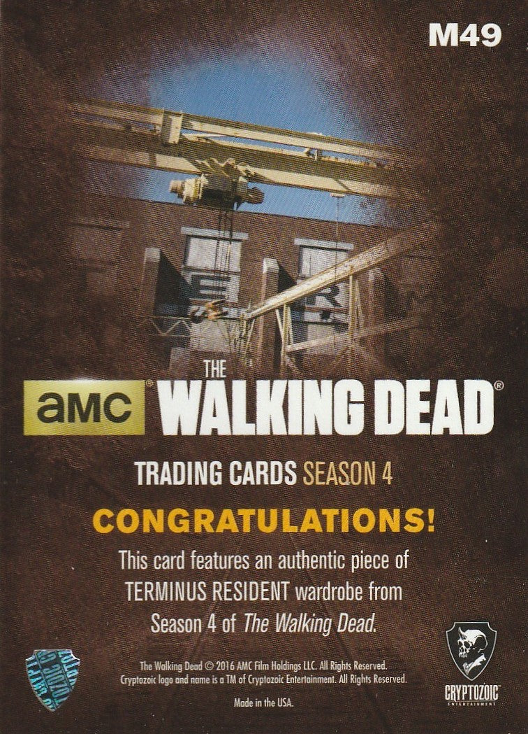 The Walking Dead: Wardrobe Card