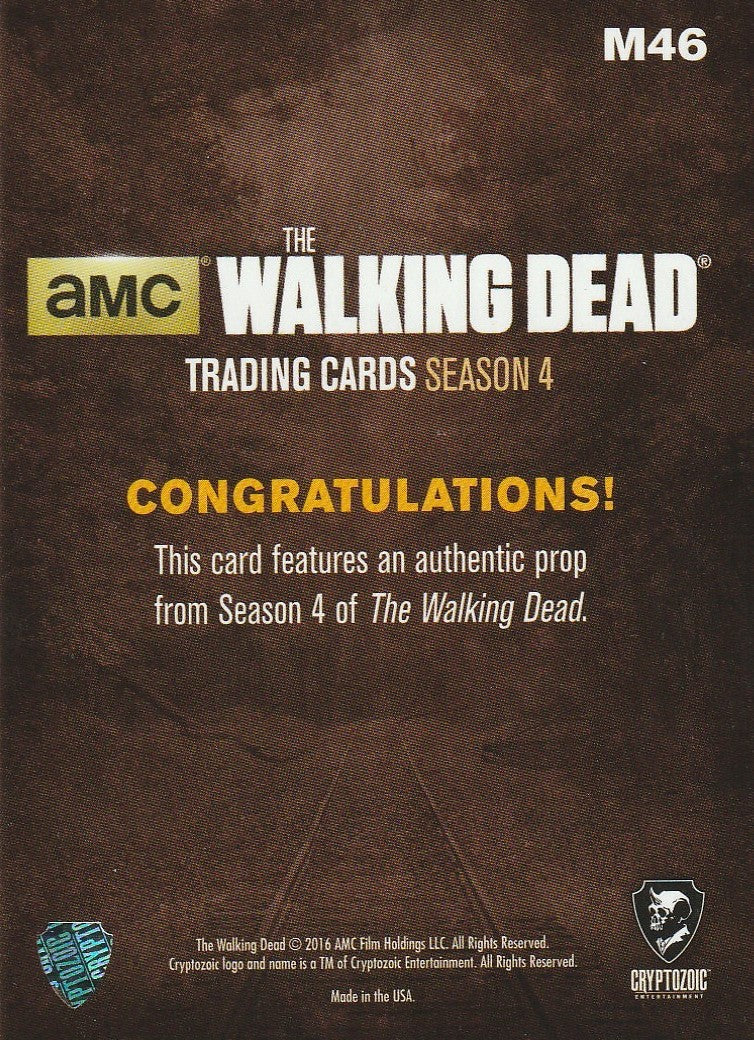 The Walking Dead: Prop Card