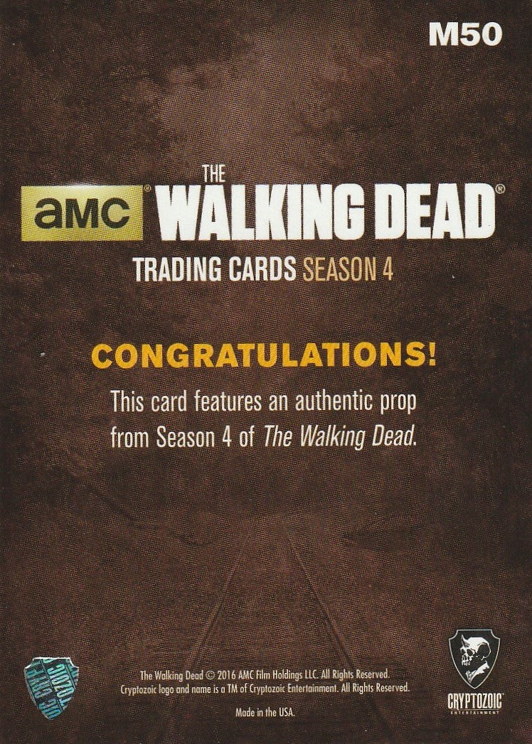 The Walking Dead: Prop Card