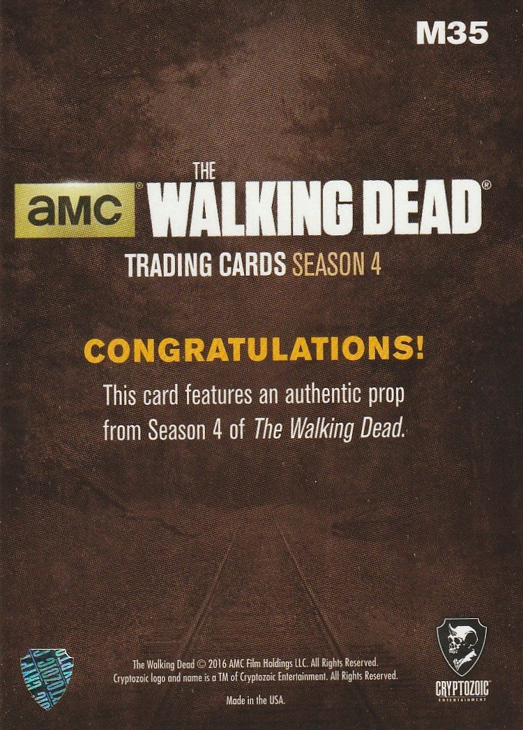 The Walking Dead: Prop Card