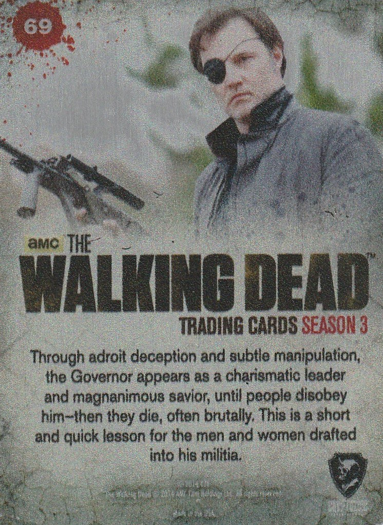 The Walking Dead: Metal Trading Card