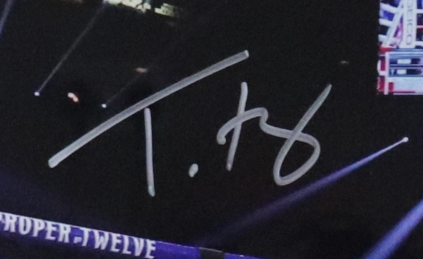 Tyson Fury Signed Autograph Boxing