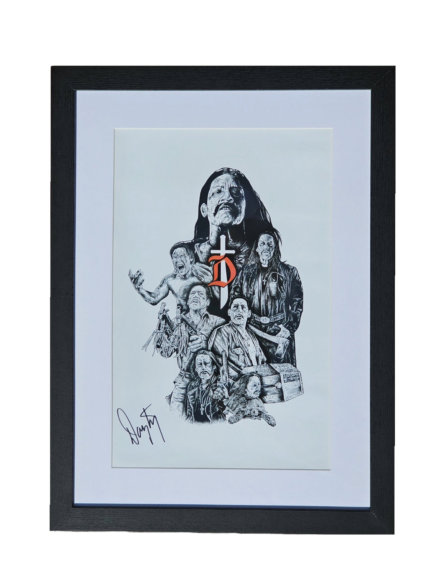 Danny Trejo (Signed and Framed Mini Poster)